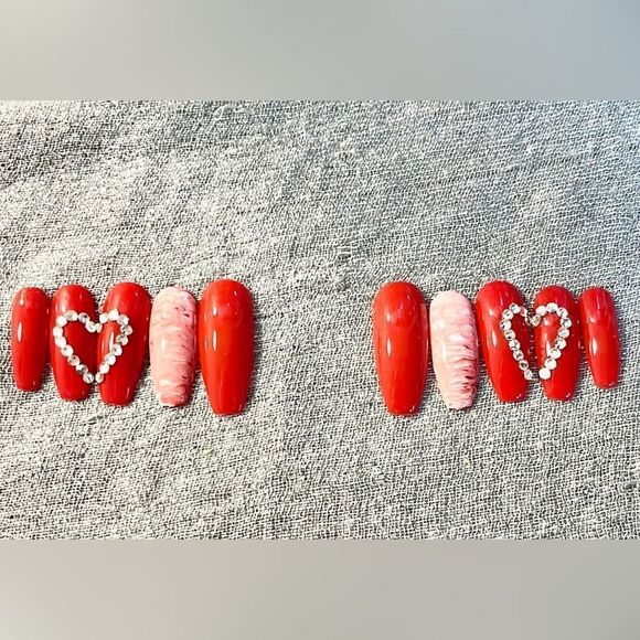 Piece of my heart gel pressons - Picture 3 of 11